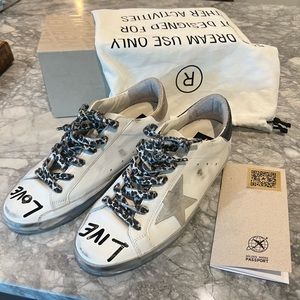 Golden goose womens super star sneakers 39